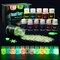 Glow in the Dark Chunky Glitter – 12 Colors, High Luminous Holographic Glitter for Resin, Tumblers, Slime & Cosmetic Use – Face, Body, Nail & Skin Safe (144g)